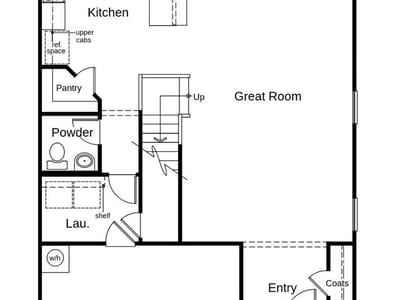Kitchen at 475 Ebbsfleet DR - 3 bed 2 bath home