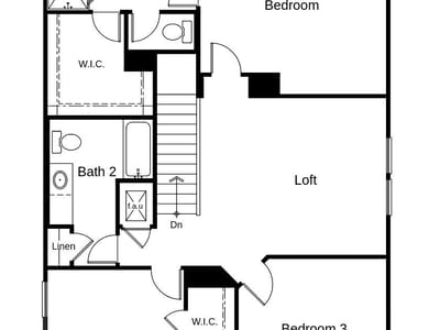 Primary bedroom at 475 Ebbsfleet DR - 3 bed 2 bath home