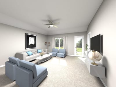 Primary bedroom at 501 Wild Spur LN - 3 bed 2 bath home