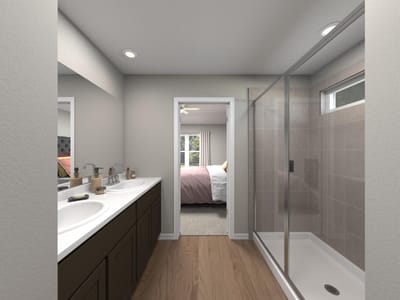 Bathroom at 501 Wild Spur LN - 3 bed 2 bath home