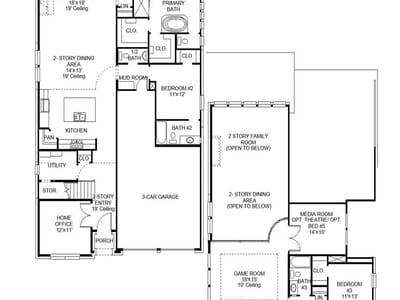 Primary bedroom at 513 Summer Place Ln - 4 bed 3 bath home
