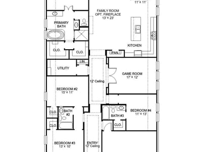 Kitchen at 521 Summer Place LN - 4 bed 3 bath home