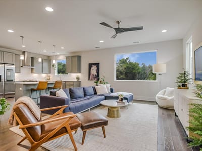 Primary bedroom at 5212 Pink Poppy Pass Unit #20 - 3 bed 2 bath home