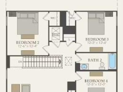 Primary bedroom at 541 Madelines Meadow Ln - 5 bed 3 bath home