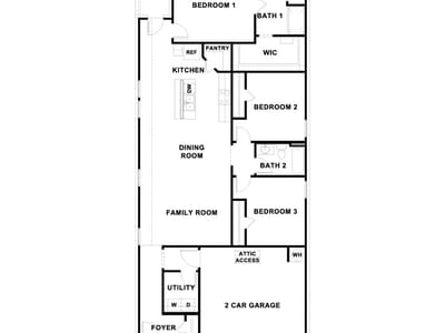Living area at 568 Globe Mallow - 3 bed 2 bath home