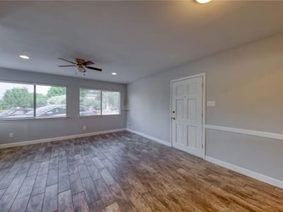 Bathroom at 5801 Thunderbird St Unit #B-20 - 2 bed 2 bath home