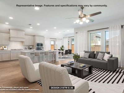 Living area at 591 Bay Breeze DR - 4 bed 2 bath home