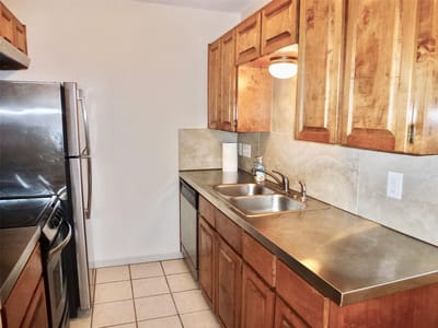 Primary bedroom at 601 Hearn St Unit #207 - 1 bed 1 bath home