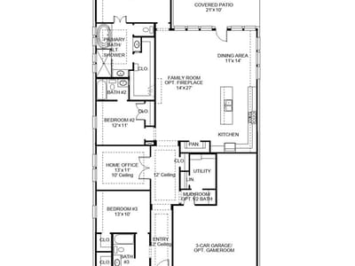 Kitchen at 609 Bay Breeze DR - 4 bed 3 bath home