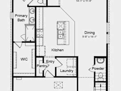 Living area at 609 Unakite TRL - 3 bed 2 bath home