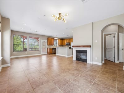 Primary bedroom at 6705 Covered Bridge DR Unit #24 - 2 bed 2 bath home
