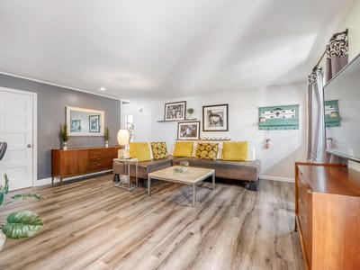 Primary bedroom at 6718 Silvermine Dr Unit #1004 - 2 bed 1 bath home