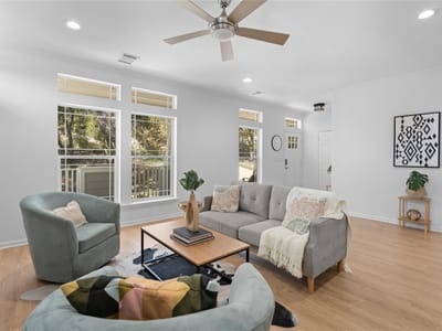 Living area at 7707 Bar K Ranch Rd - 3 bed 2 bath home
