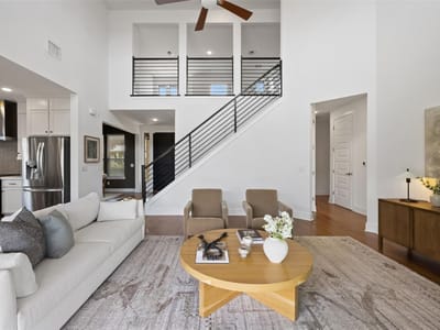 Living area at 7908 Yokohama TER - 3 bed 2 bath home