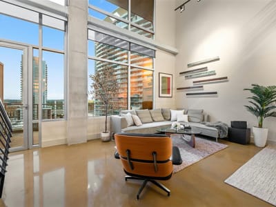 Kitchen at 800 W 5th ST Unit #1104 - 2 bed 2 bath home