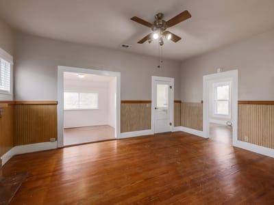 Primary bedroom at 804 Main St - 2 bed 2 bath home