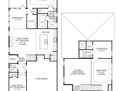 Primary bedroom at 8107 Elijah Craig Way - 5 bed 4 bath home