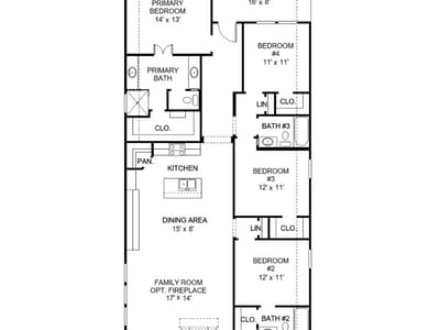 Living area at 8108 Peerless Pass - 4 bed 3 bath home