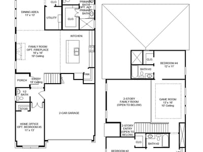 Living area at 8116 Peerless Pass - 5 bed 4 bath home