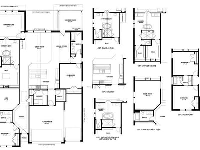 Living area at 829 Old Garden RD - 4 bed 3 bath home