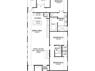 Living area at 8310 Elijah Craig Way - 3 bed 2 bath home