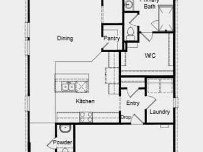 Living area at 840 Drystone Trl - 4 bed 2 bath home