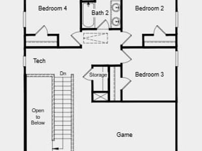 Kitchen at 840 Drystone Trl - 4 bed 2 bath home