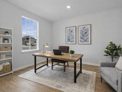 Living area at 8515 Dongan DR - 4 bed 3 bath home