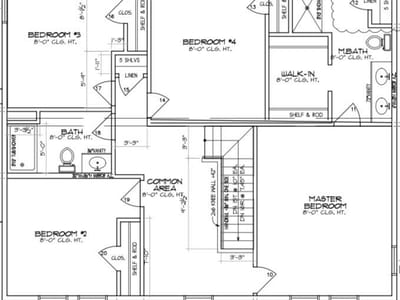 Primary bedroom at 8609 Buffalo TRL - 4 bed 2 bath home