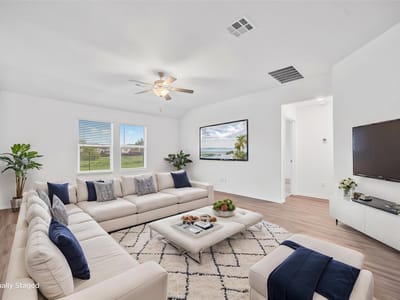 Primary bedroom at 9200 Daisy Cutter XING - 3 bed 2 bath home