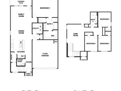 Living area at 9605 Oxbow Strap Dr - 4 bed 2 bath home