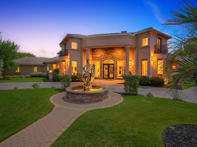 View 3575 Lost Creek Blvd in Barton Creek Sec J Ph 01 3575 Lost Creek Blvd - front exterior - Luxury home in Barton Creek Sec J Ph 01, Austin, TX