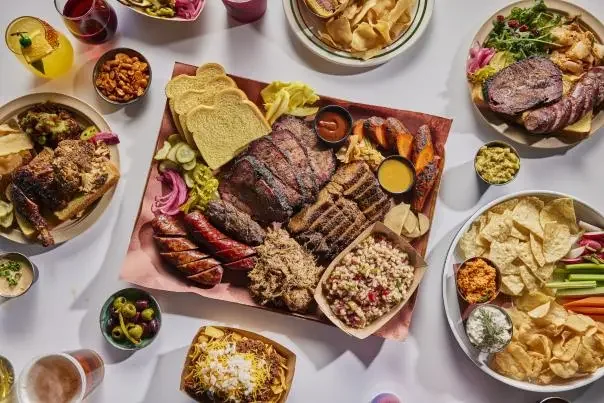 Austin BBQ and Michelin stars collage