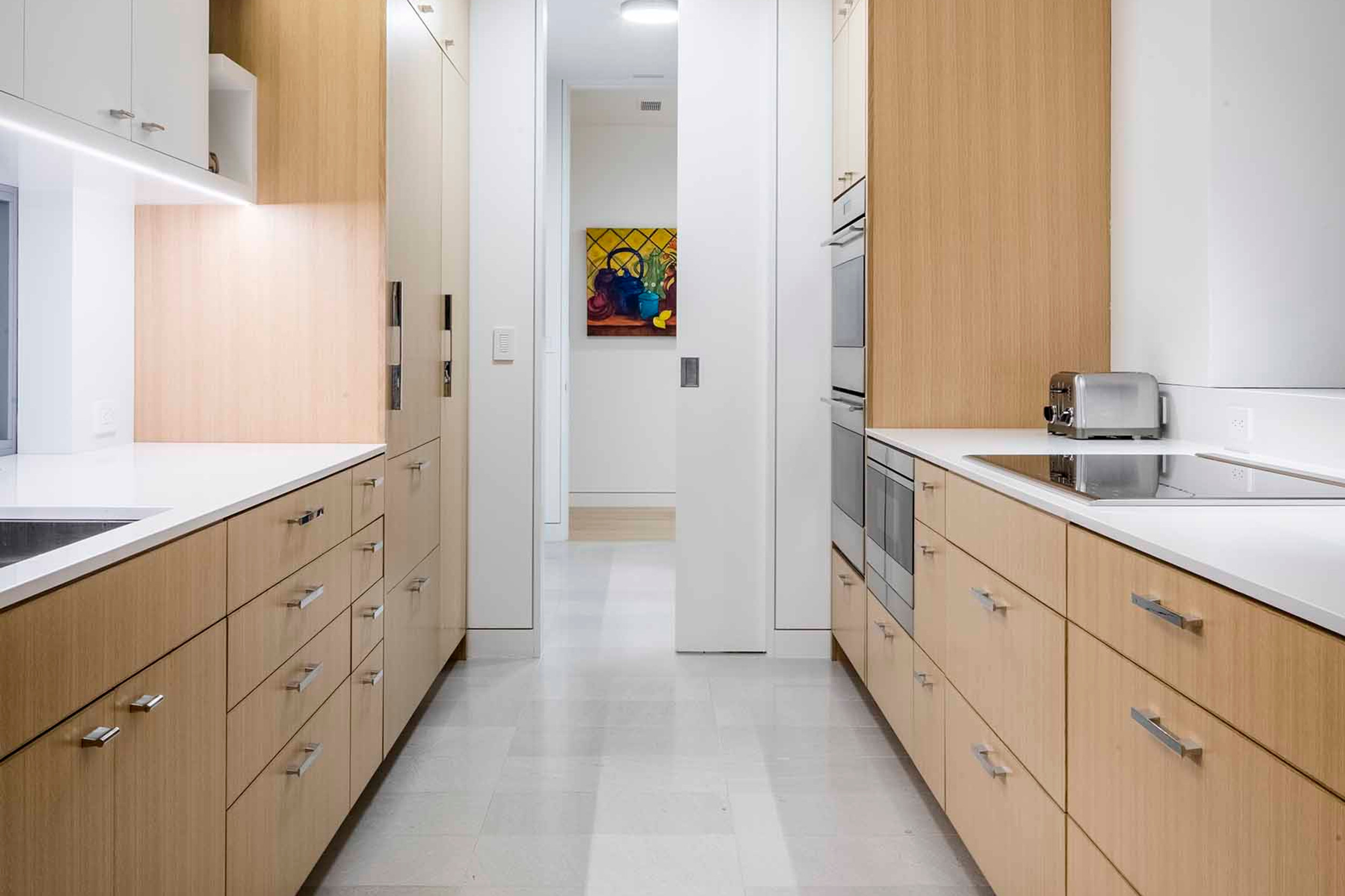 Primary bath with soaking tub opening to private garden retreat