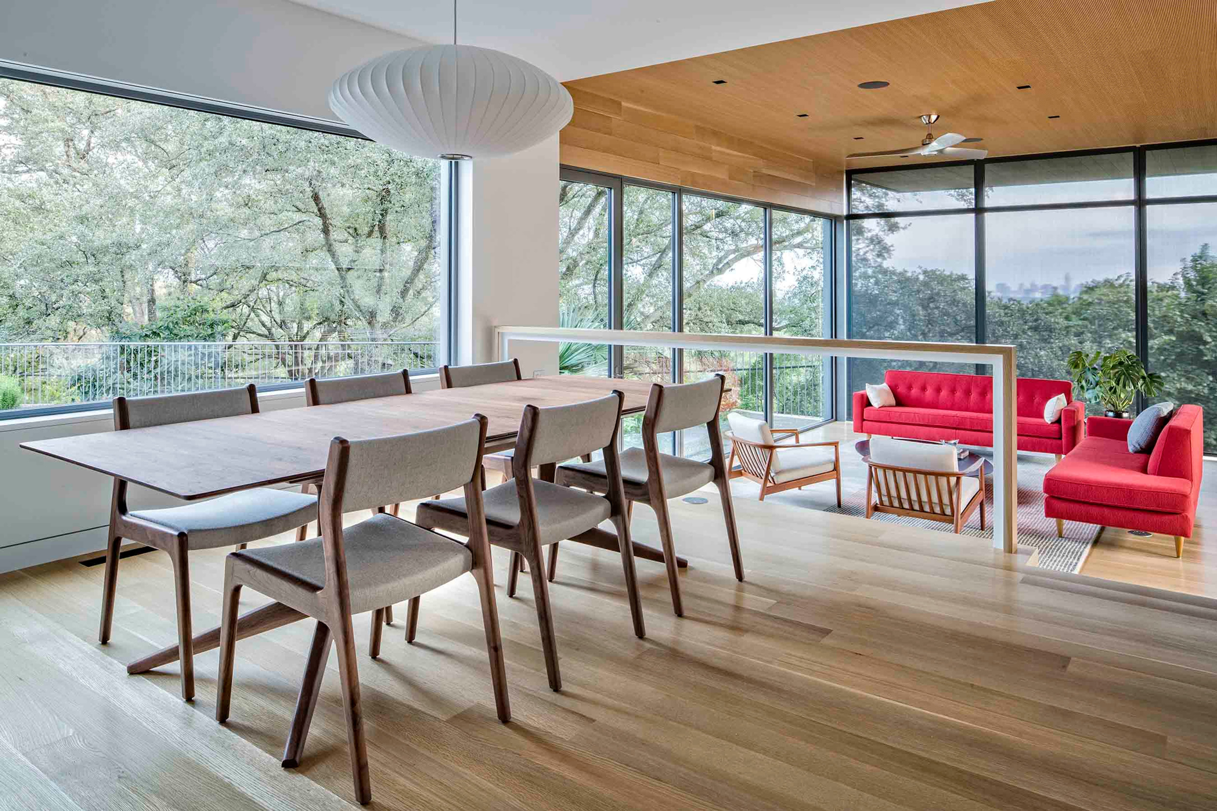 Pet room with bed pods, sink, and outdoor shower access