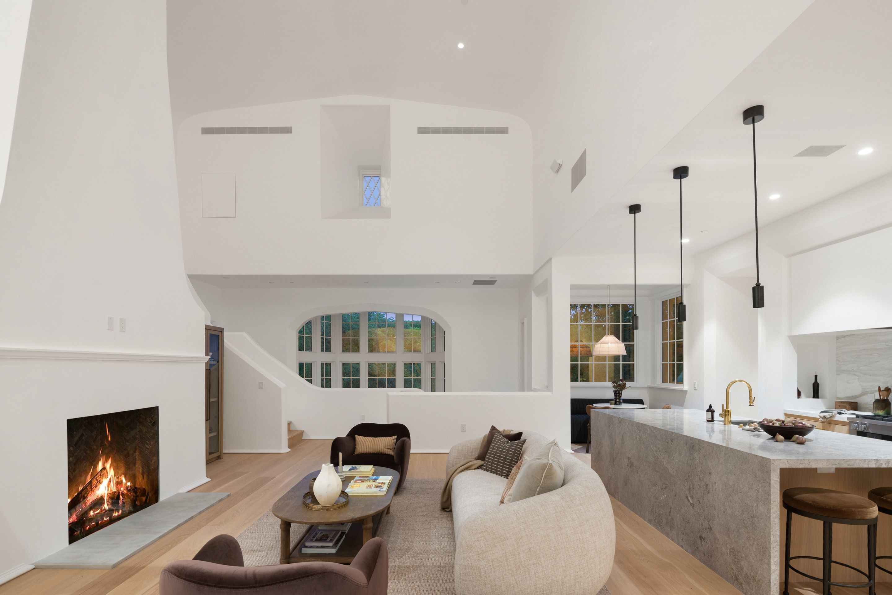 3802 Balcones Drive great room and kitchen overview