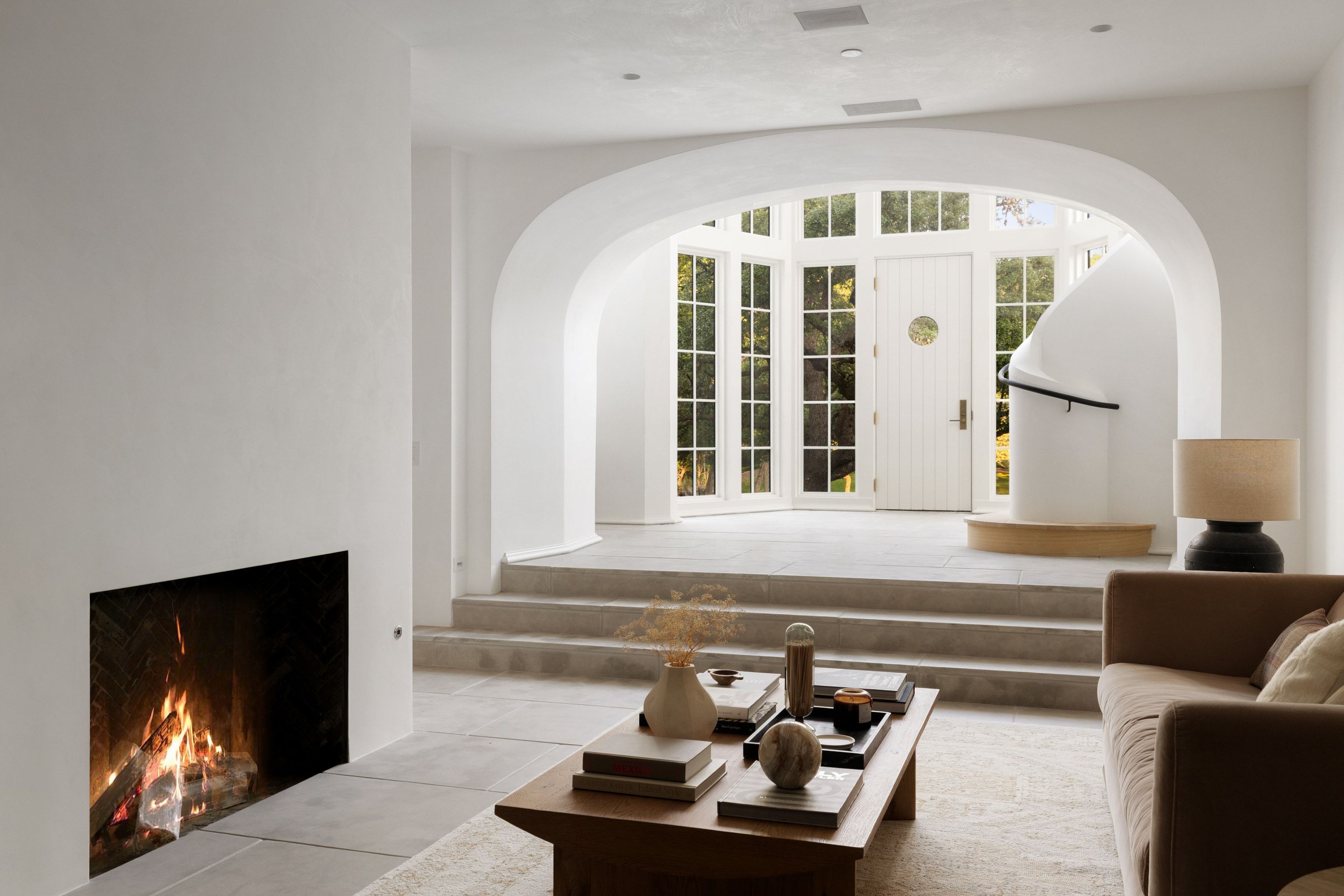 3802 Balcones Drive living room and foyer