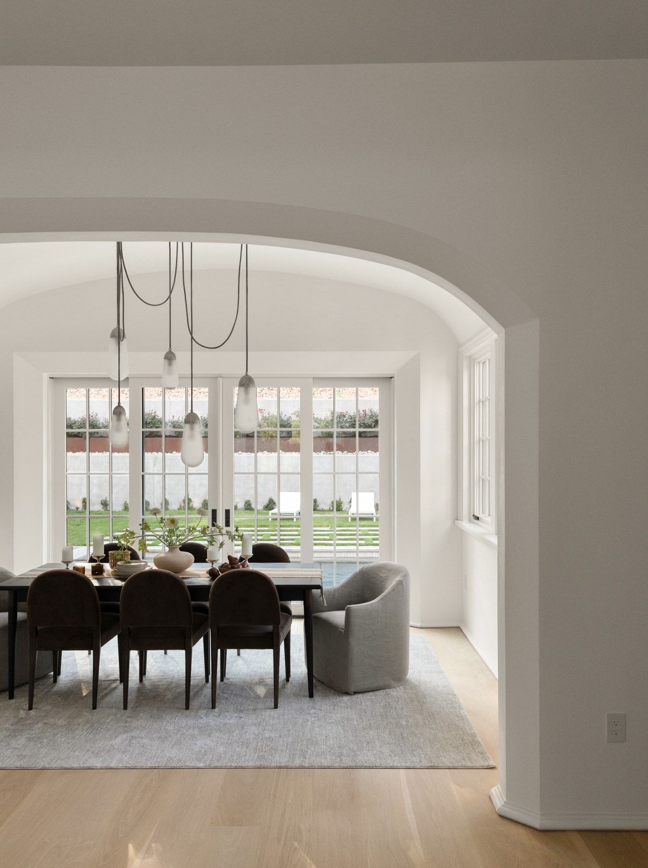 3802 Balcones Drive dining room window wall