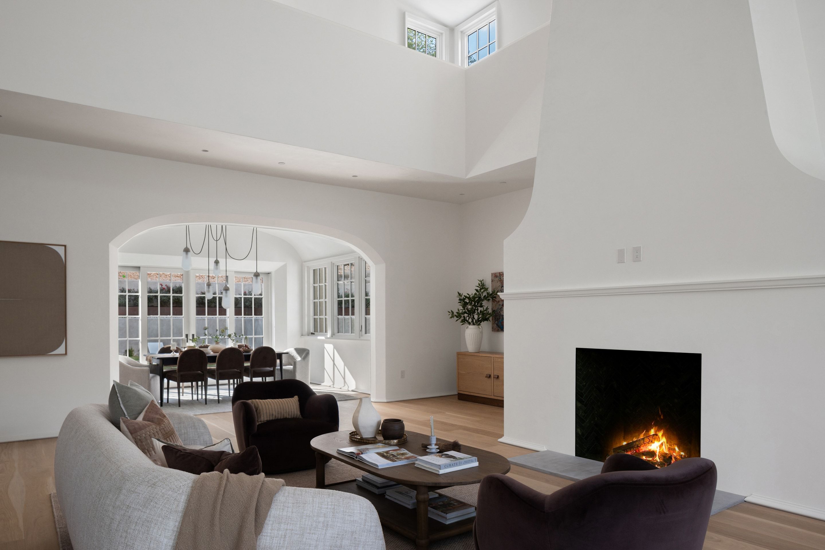 3802 Balcones Drive great room to dining