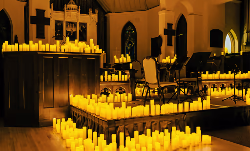 Newsletter image accompanying Candlelight: Coldplay & Imagine Dragons.