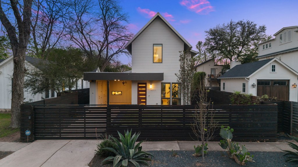 Newsletter image accompanying the archived property feature for 1605 Willow Street, Unit A, 78702.