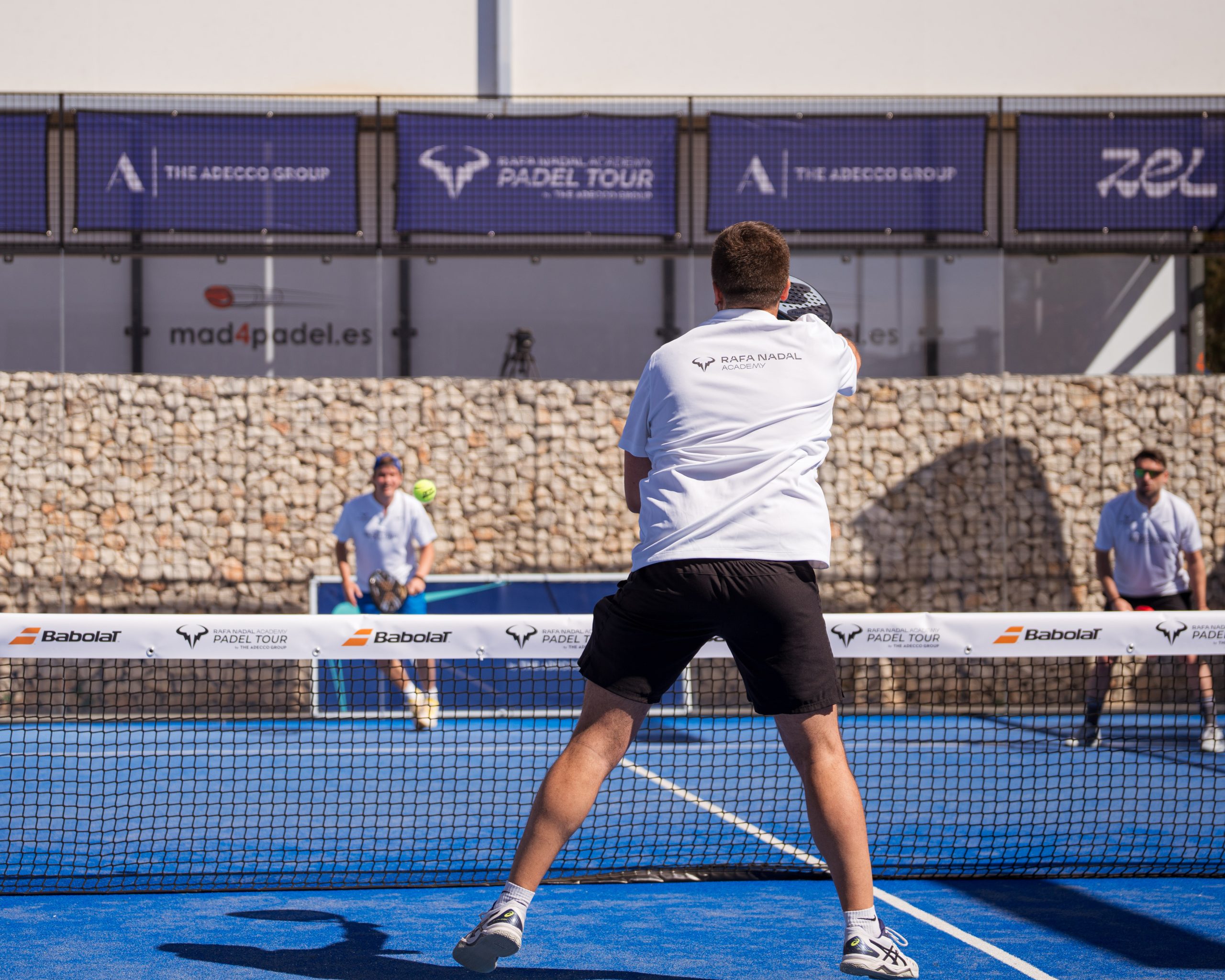 Newsletter image accompanying Rafa Nadal Padel Tournament.