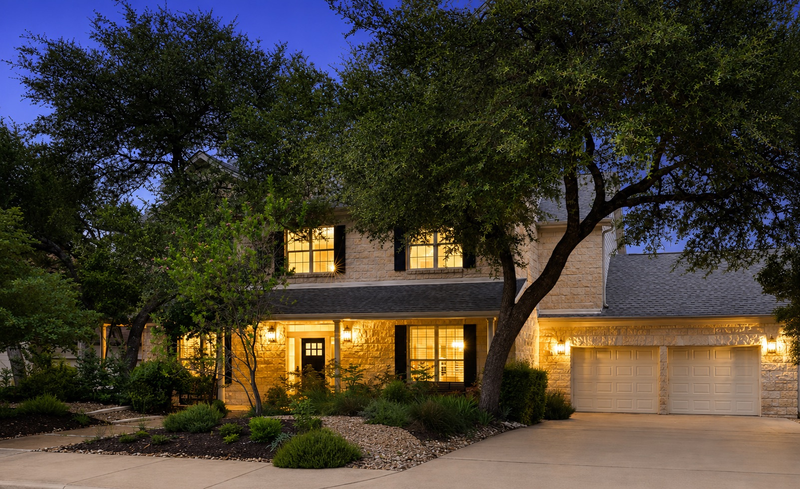 Newsletter image accompanying the archived property feature for 6213 Edwards Mountain Cove, 78731.