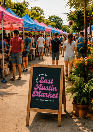 Newsletter image accompanying East Austin Market.