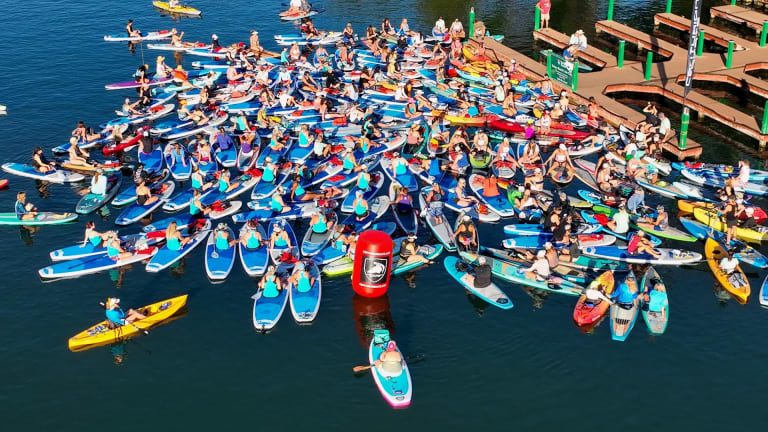 Newsletter image accompanying Get Out Girl Surf & Paddle Jam.